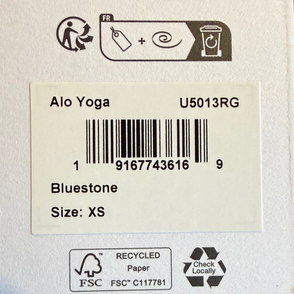 NWT XS ALO Yoga Bluestone Sweatpants - Picture 5 of 5
